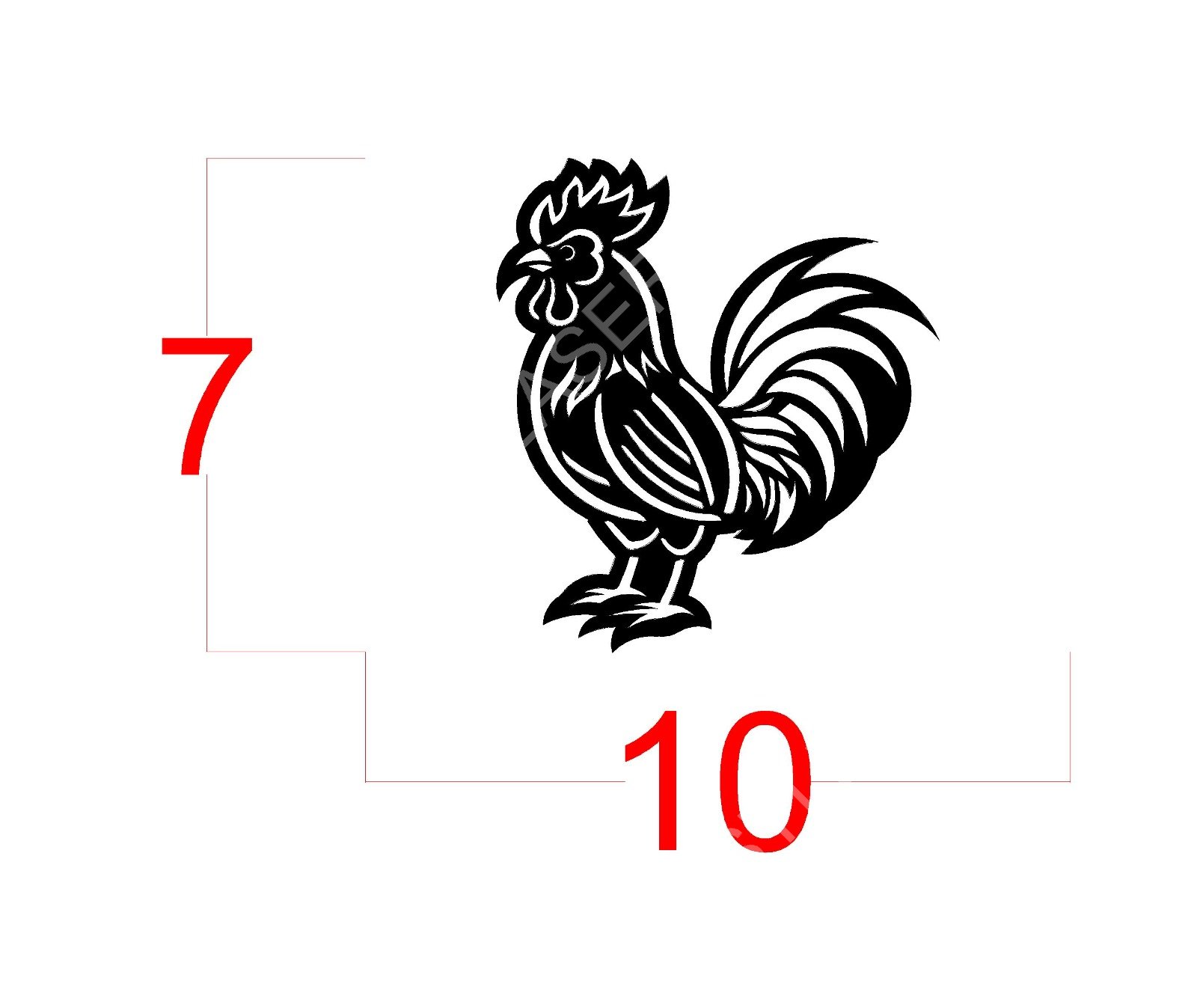 Animals & Birds CNC Laser Cutting Design - A-004.jpeg - Sasti Laser Namakkal